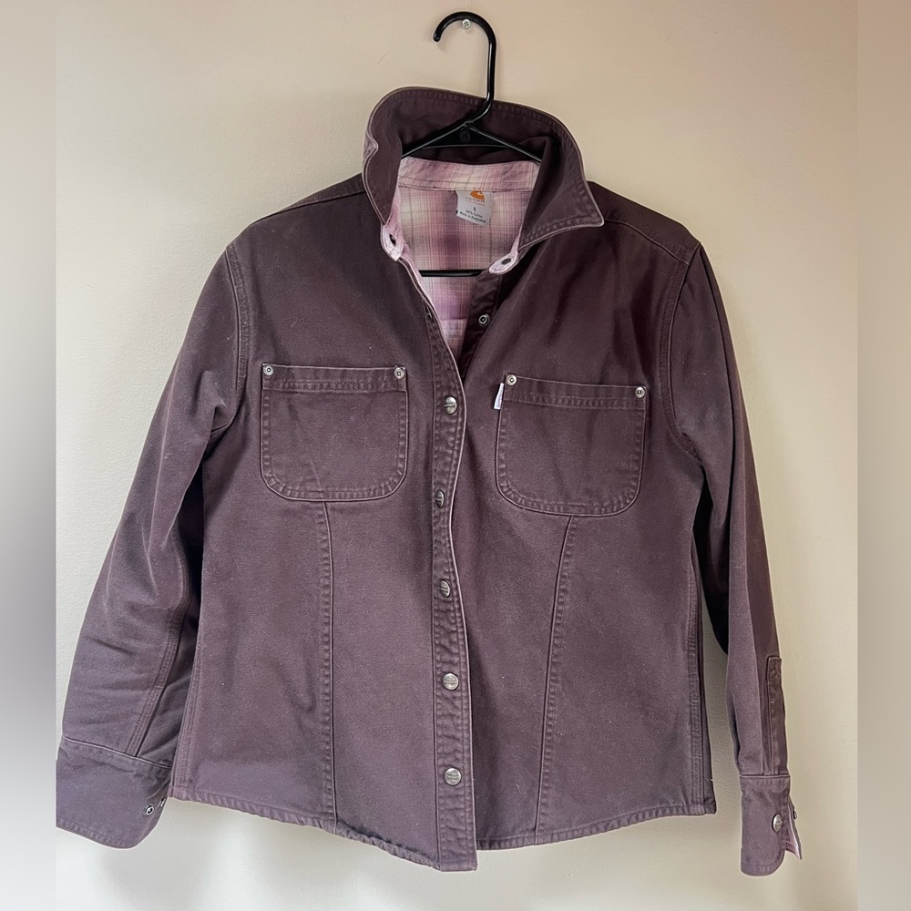 Carhartt lined shacket